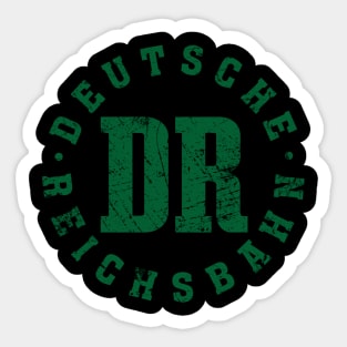 Distressed Deutsche Reichsbahn Logo Sticker